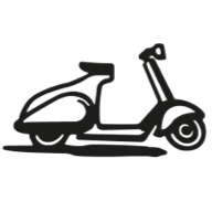 Logo Piaggio service moto scooter