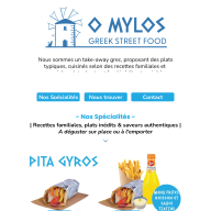 Logo O Mylos - Greek Street Food