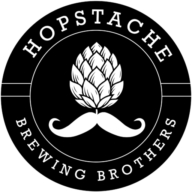 Logo Hopstache Brewing Brothers