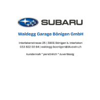 Logo Waldegg-Garage